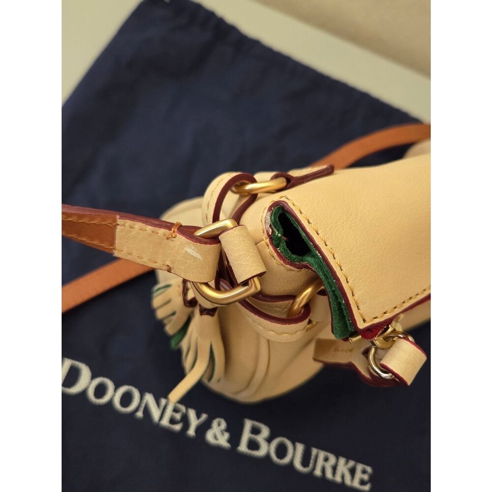 Dooney & Bourke Mini Zip Florentine Leather Crossbody Bag - Picture 6 of 10